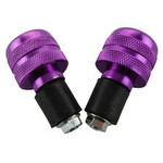 K&S Anti-Vibration Purple Aluminum Bar Ends (15-6007)
