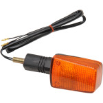 K&S DOT Compliant Black Turn Signal w/Amber Lens (25-3026)