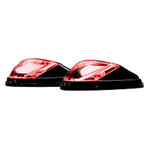 K&S Red LED Flush-Mount Black Mini Marker LIghts w/Adhesive Mount (25-9531)
