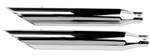 Khrome Werks HP Plus 3" Chrome Slash Cut Exhaust Slip-On Mufflers (202350)