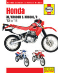 Haynes Repair/Service Manual for '83-14 XL600R/XR600R & XR650L/XR650R (M2183)