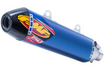 FMF Factory 4.1 RCT Anodized Blue Titanium/Carbon Tip Slip-On Muffler (045561)