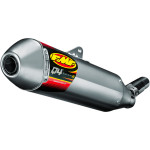 FMF Q4 Hex Spark Arrestor Aluminum/Stainless Slip-On Muffler (044426)
