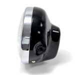 Emgo 6.25" Classic Side Mount Chrome Headlight Assembly w/Black Back (66-64313D)