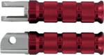 Emgo Red Anodized Aluminum Front Footpegs (50-11222)