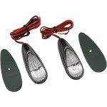 Emgo Flush Mount LED Carbon-Look Marker Lights (61-97003)
