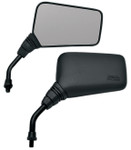 Emgo Roadhawk Black Short Stem Mirrors for Yamaha (20-25150)