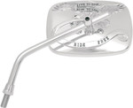 Emgo Live to Ride, Ride Free Chrome Left Mirror (20-31755A)