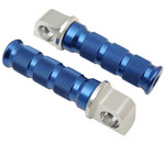 Emgo Anodized Blue Aluminum Rear Passenger Footpegs (50-11253)