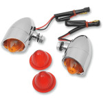 Drag Specialties Mini Retro Bullet Bolt Mount Marker Lights (2040-0533)