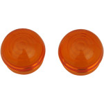 Drag Specialties Chrome Marker Light Replacement Lens Amber (DS-282045)