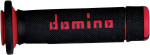 Domino ATV Thumb Throttle Black/Red Handlebar Grips (A18041C4240A7-0)