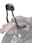 Cobra Detachable 14" High Square Pad Black Sissy Bar Backrest Kit (602-2044B)