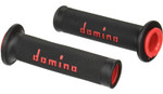 Domino MotoGP Handlebar Grips | Black/Red | Twist Throttle (A01041C4240B7-0)