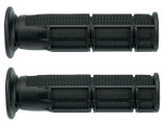 Domino Victor Half Waffle Grips | Black | Thumb Throttle (0900.82.40.06-0)