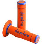 Domino Xtreme Twist Throttle Handlebar Grips Orange/Blue (A19041C4845A7-0)