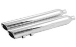 Cobra 909 Uppercut Chrome Slip-On Mufflers (6268)