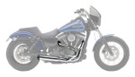 Cobra El Diablo 3.5" Chrome 2-into-1 Exhaust System (6496)