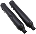 Cobra Neighbor Hater Raven Black 4" Slip-On Exhaust Mufflers (6107RB)