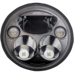 Custom Dynamics 7" TruBeam LED Black Chrome Headlight (CDTB-7-IF-B)
