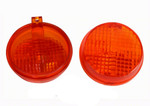 Custom Dynamics Honda/Kawasaki Replacement Red Turn Signal Lenses (CD-TSLHK-RED)