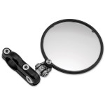 CRG Left Black Lane Splitter Hindsight Bar End Mirror (HSLS-200-L)