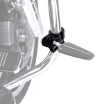 Ciro Black Standard Length Highway Peg Mounting Kit (60022)