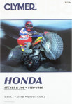 Clymer Repair/Service Manual '80-86 Honda ATC185 & ATC200 Models (M326)