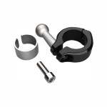 Ciro Universal Black 7/8" and 1" Handlebar Accessory Clamp Kit (50129)