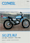 Clymer Repair/Service Manual '64-81 Suzuki RL/TC/TM/TS 125-400cc (M369)