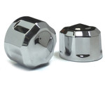 Ciro Chrome Diamond-Cut Crown Engine-Bolt Cap Set (70021)