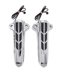 Ciro Lower Fork Leg Chrome Covers w/Lighted LED (43001)