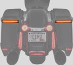 Ciro Bag Blades Rear Turn Signal Lights Amber LEDs w/out Controller (40029)
