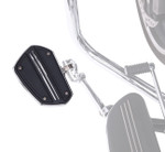 Ciro Twin Rail Mini Chrome/Black Floorboards w/Male Mounts (60201)