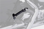 Ciro Adjustable Comfort Passenger Black Footpeg Mounts (60220)