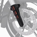 Ciro Black Lower Fork Leg Covers w/Lighted LED (43003)