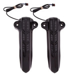 Ciro Black Lower Fork Leg Covers w/Lighted LED (43003)