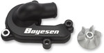 Boyesen Supercooler Black Water Pump Cover & Impeller Kit (WPK-44AB)