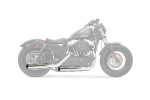 Bassani 3" FirePower Chrome Slip-On Mufflers w/Black/Contrasting Flutes (1X27T)