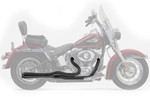 Bassani Road Rage II Mega-Power Short Black 2-into-1 Exhaust System (1S12RB)