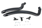 Bassani Radial Sweepers Black Exhaust System w/Black Heat Shields (1SD1FB)