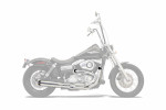 Bassani Road Rage II B1 Power Series Chrome 2-into-1 Exhaust System (1D18R)