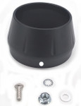 Bassani Black End Cap for Megaphone Style Billet Mufflers (BESMU)