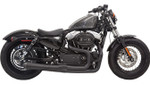 Bassani Road Rage II Short Mega-Power Full 2-1 Exhaust System | Black (1X32RB)