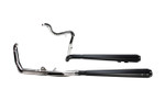 Bassani True-Dual Down Under Black Megaphone Exhaust System (1F66RB)