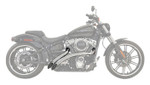 Bassani Radial Sweepers Chrome Exhaust System w/Chrome Heat Shields (1SD1F)
