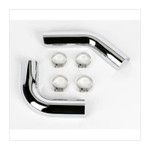 Bassani Chrome Heat Shield for Pro-Street Systems (HS-XL-3215F)