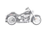 Bassani True-Dual 30" Fishtail Chrome Exhaust System w/out Baffles (1S46E-30)