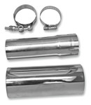 Bassani 2-into-1 Chrome Muffler Adaptor (11119P)