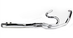 Bassani Road Rage II Straight Chrome B4 Series 2-into-1 Exhaust System (FLH-757)